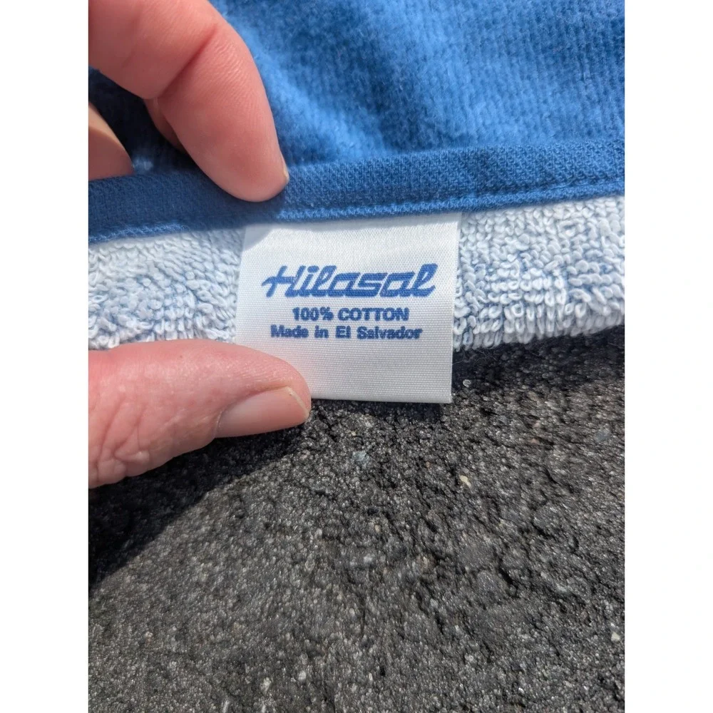 Vintage Duracell Battery Beach Bath Towel Sailboat Red White Blue 5'x28